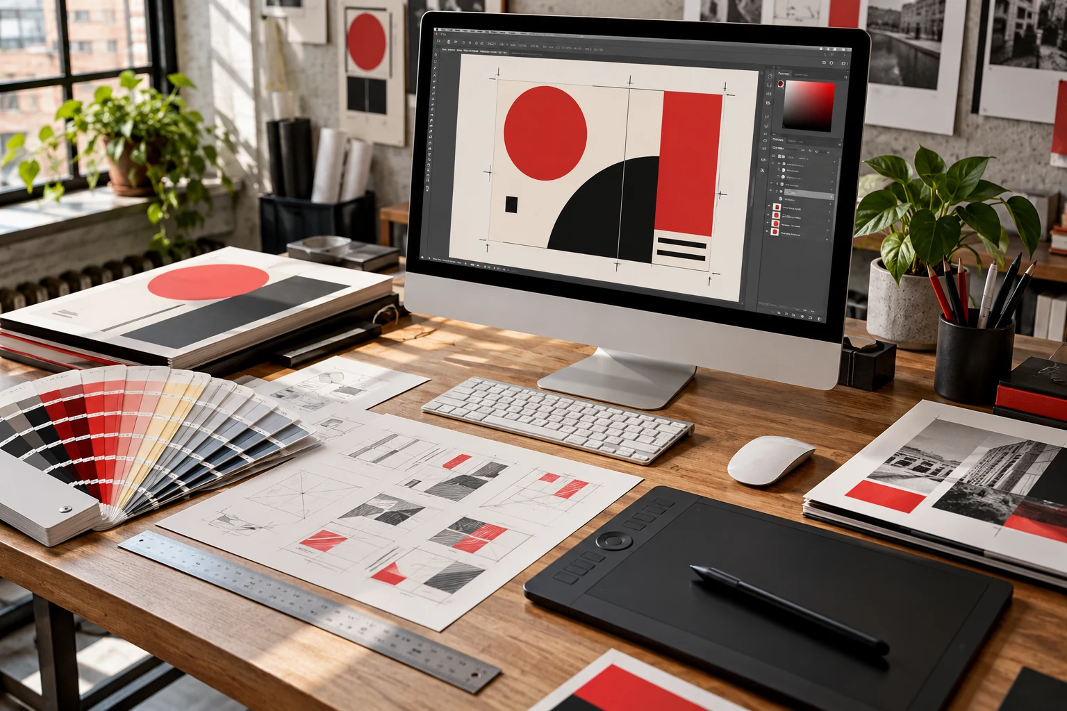 Exemple illustratif : Création graphique & déclinaisons