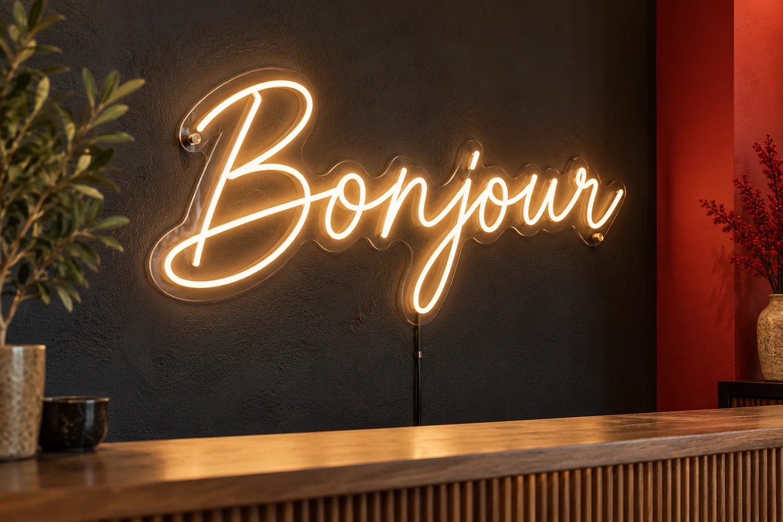 Exemple illustratif : Néon LED