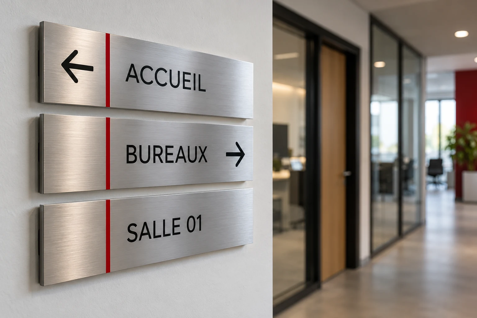 Exemple illustratif : Signalétique directionnelle